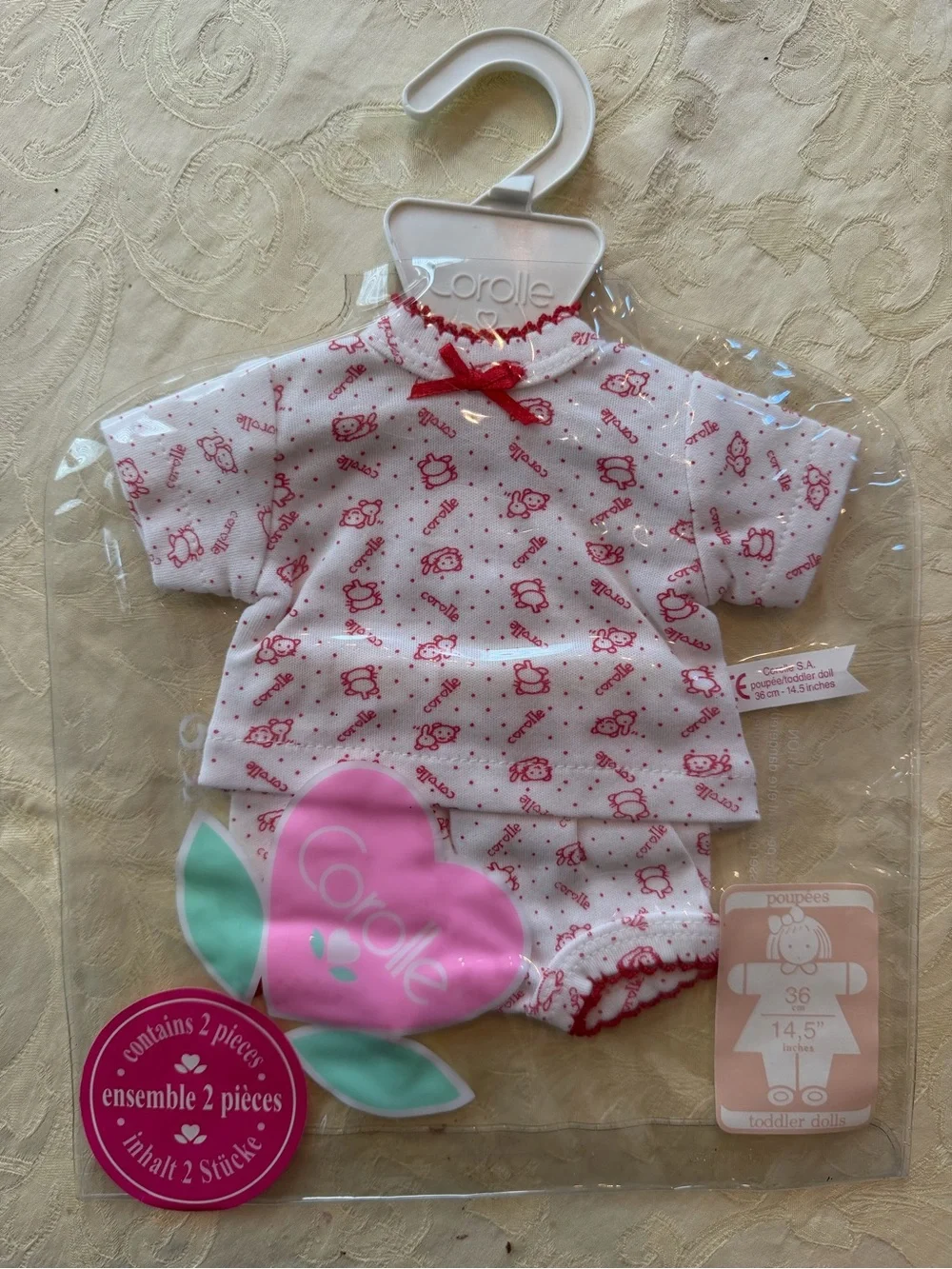 Corolle 2 Pc Underwear Set For A 12” Toddler Doll NWT